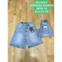 Relucky  Бермуди джинсові шорти синього кольору Bermuda fit 25-30 06-1