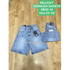 Relucky  Бермуди джинсові шорти синього кольору Bermuda fit 25-30 06-1