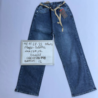 Relucky  Кюлот джинси синього кольору пояс резинка стрейч Culottes 28-33 116-15