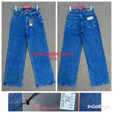 Relucky  Кюлоти джинси синього кольору стрейч Culottes fit 25-30 206-1