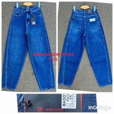 Relucky  Баггі джинси синього кольору Baggy 25-30 206-15