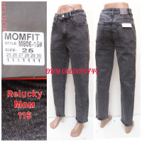 Relucky  Мом джинси сірого кольору Mom fit 25-30 806-15