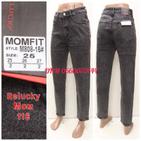 Relucky  Мом джинси сірого кольору Mom fit 25-27 808-15