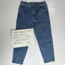 Relucky  Мом джинси синього кольору Mom fit 32-42 0521-15