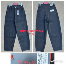 Relucky  Баггі джинси чорного кольору Baggy 25-30 218-15