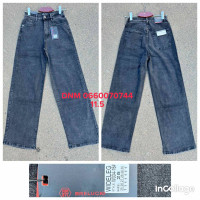 Relucky  Wide leg джинси сірого кольору широкі 25-30 334-15