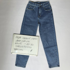 Relucky  Мом джинси синього кольору Mom fit 25-30 603-15