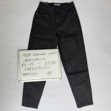 Relucky  Мом джинси чорного кольору Mom fit 25-30 811-15