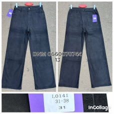 LDM  Wide leg джинси чорного кольору широкі 31-38 0141