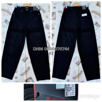 Relucky  Баггі джинси чорного кольору Baggy 28-33 0219-15
