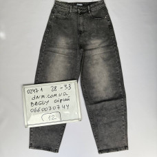 Relucky  Баггі джинси сірого кольору Baggy 28-33 0247-1