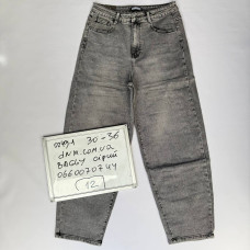 Relucky  Баггі джинси сірого кольору Baggy 30-36 0249-1