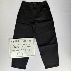Relucky  Баггі джинси чорного кольору Baggy 30-36 0362-1