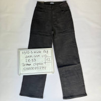 Relucky  Wide leg джинси широкі чорного кольору 28-33 0372-3