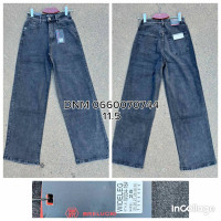 Relucky  Wide leg джинси сірого кольору широкі 25-30 334-15