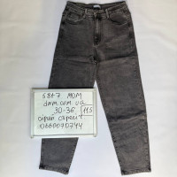 Relucky  Мом джинси сірого кольору Mom fit 30-36 581-7
