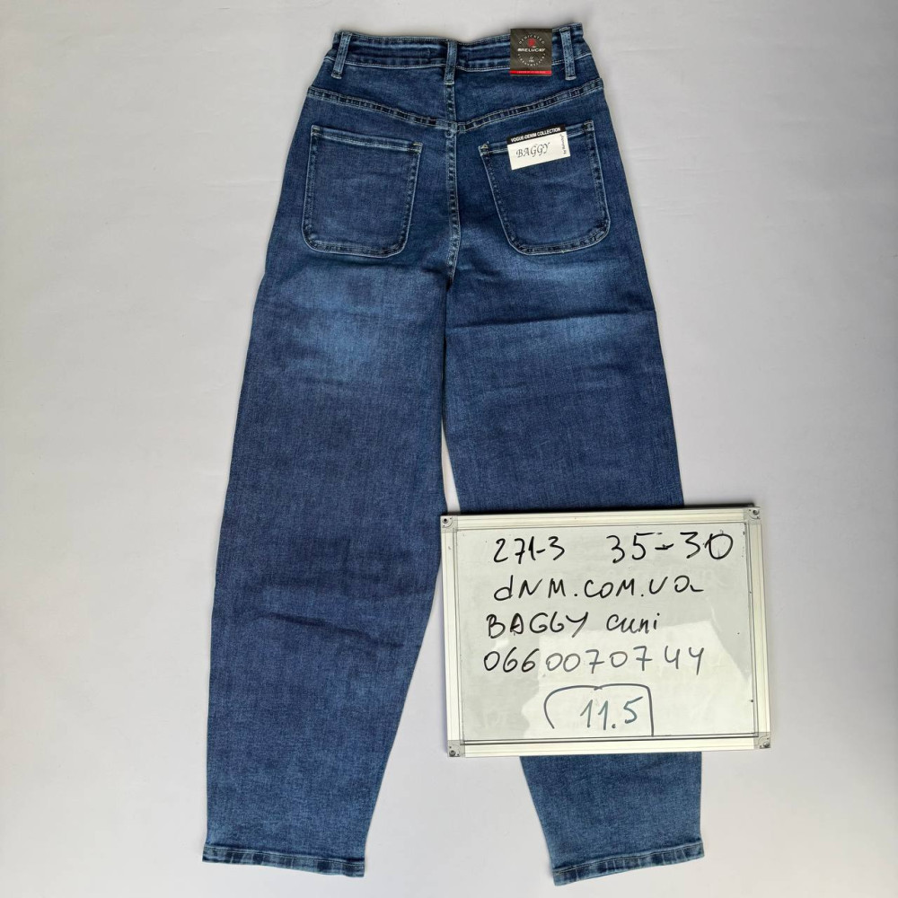 Relucky  Баггі джинси синього кольору Baggy 25-30 271-3