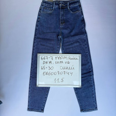 Relucky  Мом джинси синього кольору Mom fit 25-30 667-7