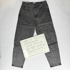 Relucky  Мом джинси сірого кольору Mom fit 28-33 0673-7