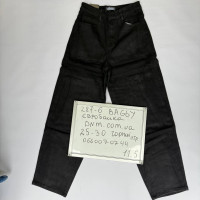 Relucky  Баггі джинси чорного кольору байка утеплені зима Baggy 25-30 287-6
