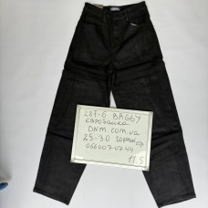 Relucky  Баггі джинси чорного кольору байка утеплені зима Baggy 25-30 287-6