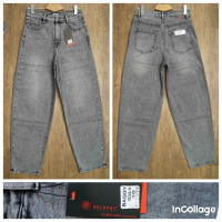 Relucky  Баггі джинси сірого кольору Baggy 30-36 0249