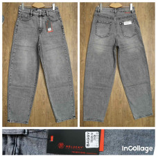 Relucky  Баггі джинси сірого кольору Baggy 30-36 0249