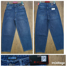 Relucky  Баггі джинси синього кольору Baggy 28-33 0259