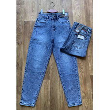 Relucky  Мом джинси блакитного кольору Mom fit 25-30 603-1