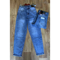 Relucky  Мом джинси блакитного кольору Mom fit 25-27 607-1