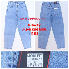 Relucky  Мом джинси блакитного кольору Mom fit 31-38 582-12