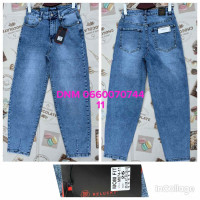 Relucky  Мом джинси блакитного кольору Mom fit 25-30 874-11