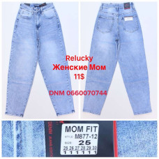 Relucky  Мом джинси блакитного кольору Mom fit 25-30 877-12
