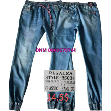 Resalsa Джогери брюки синього кольору з боковими кишенями 30-38 034 
