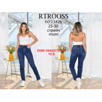 Rtrooss  Мом джинси синього кольору Mom fit 25-30 6053