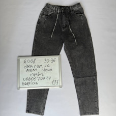 Rtrooss  Мом джинси сірого кольору Mom fit 30-36 6008