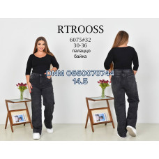 Rtrooss  Палаццо джинси сірого кольору утеплені зима байка Palazzo 30-36 6075