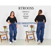 Rtrooss  Палаццо джинси синього кольору утеплені зима байка Palazzo 30-36 6084