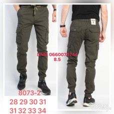 Rtrooss  Джогери оливкового кольору з боковими кишенями 28-34 8073-2