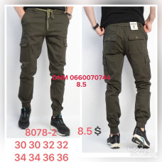 Rtrooss  Джогери оливкового кольору з боковими кишенями 30-36 8078-2