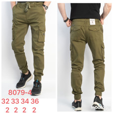 Rtrooss  Джогери брюки хакі кольору з боковими кишенями Jogger fit 32-36 8079-4