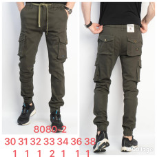 Rtrooss  Джогери коричневого кольору з боковими кишенями 30-38 8080-2