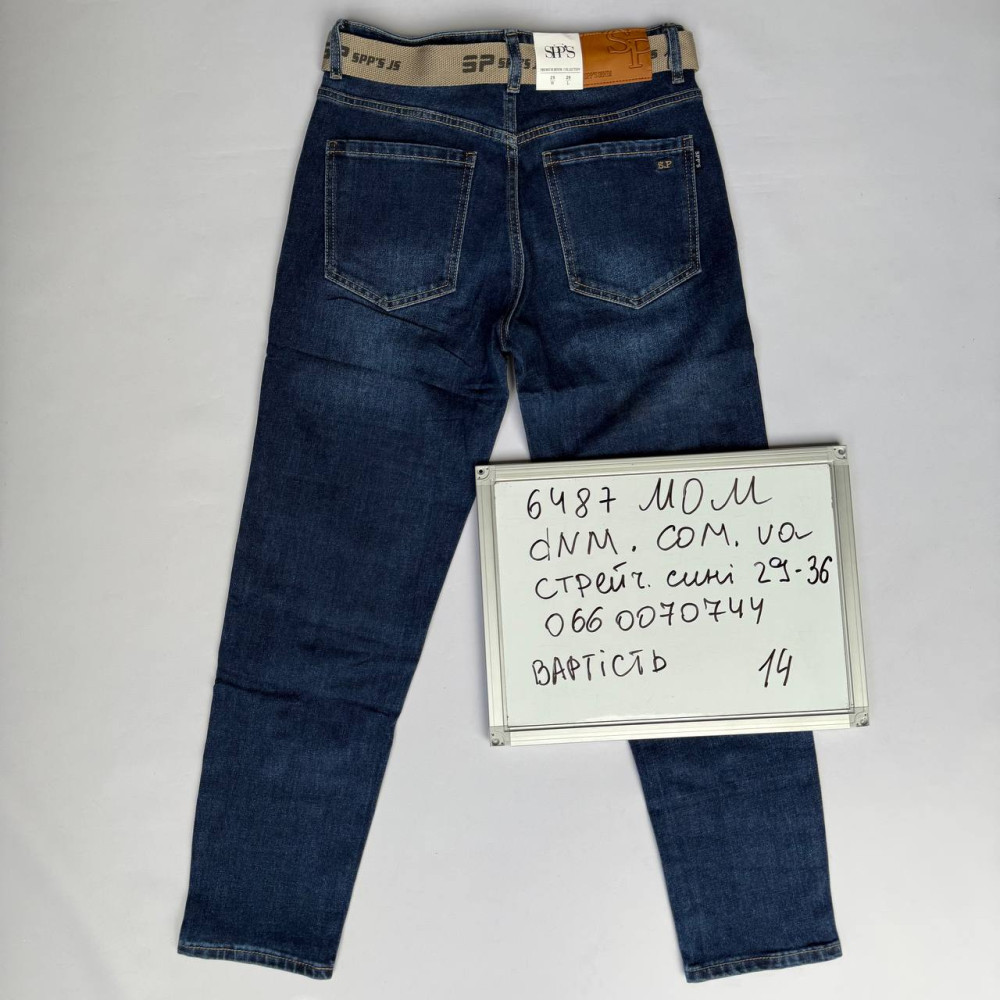 SPPS  Мом джинси синього кольору Mom fit 29-36 6487
