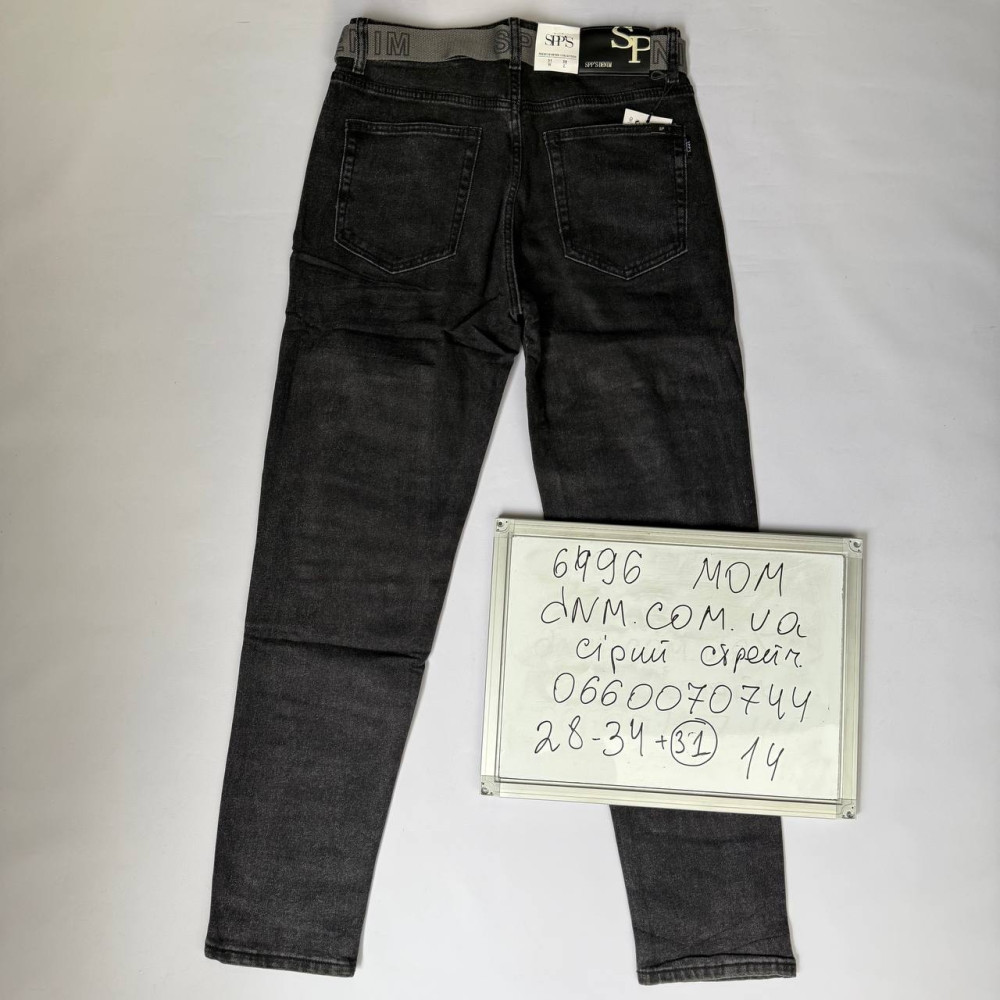 SPPS  Мом джинси сірого кольору Mom fit 28-34 6496