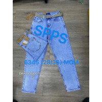 SPPS  Мом джинси блакитного кольору Mom fit 28-36 6345