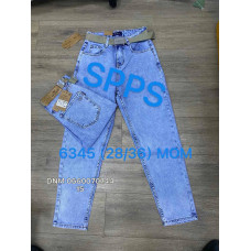 SPPS  Мом джинси блакитного кольору Mom fit 28-36 6345
