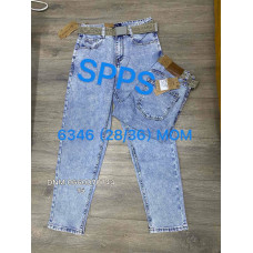 SPPS  Мом джинси блакитного кольору Mom fit 28-36 6346
