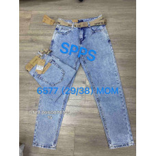 SPPS  Мом джинси блакитного кольору Mom fit 29-38 6577