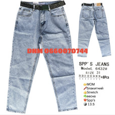 SPPS  Мом джинси блакитного кольору Mom fit 29-38 6432