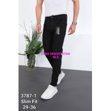Sea lion Slim fit джинси чорного кольору стрейч весна звужені 29-36 3787-1
